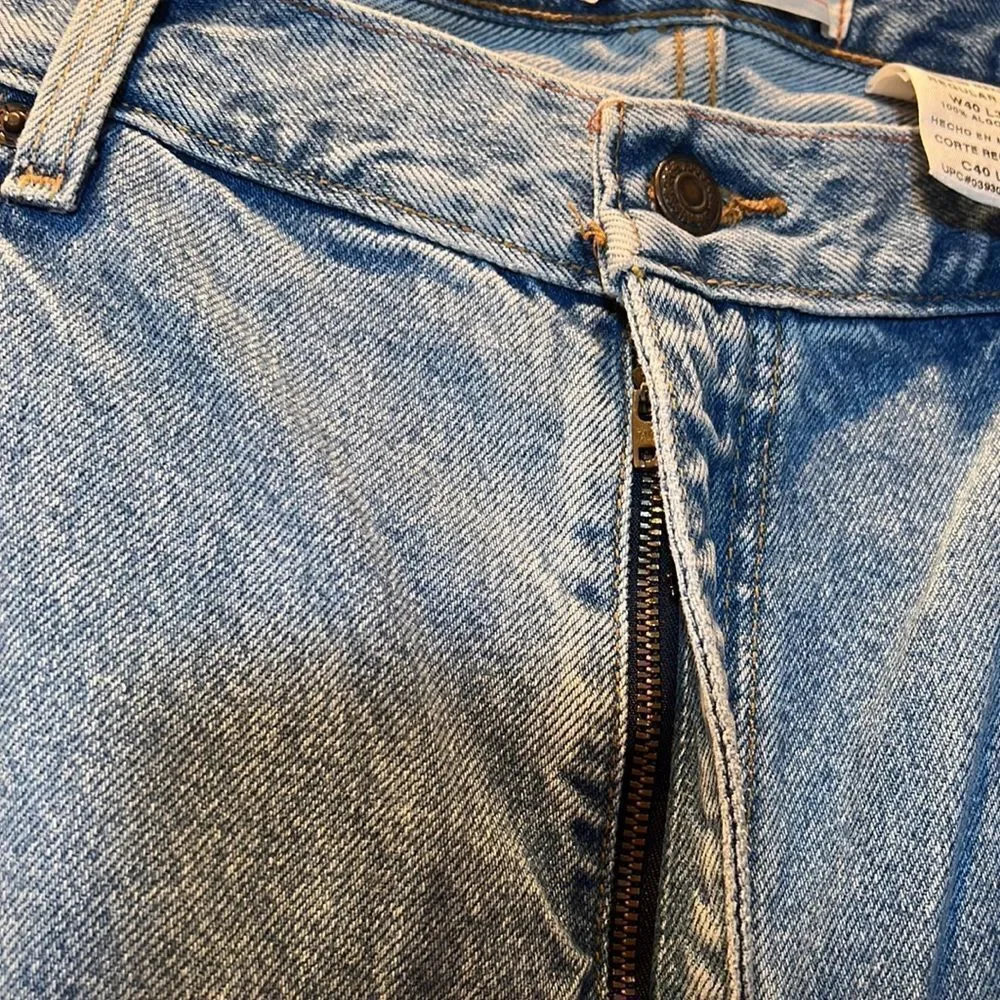Mens Levi’s Straus Signature Jeans 40W 30 L